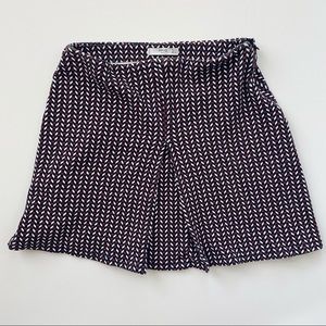 Mango MNG Suit Red, White, Navy Print Skirt